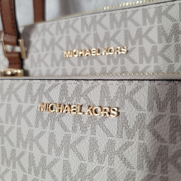Michael Kors 2 Set Matching Designer Shoulder Bag Purse Tote Hanbag Wallet NWT - Picture 5 of 14